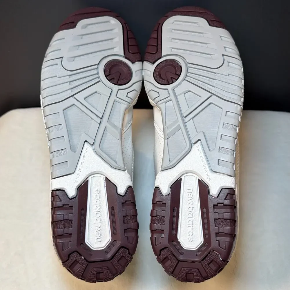 New Balance 550 White Indigo Burgundy | BB550PWB | 6.5M / 8W